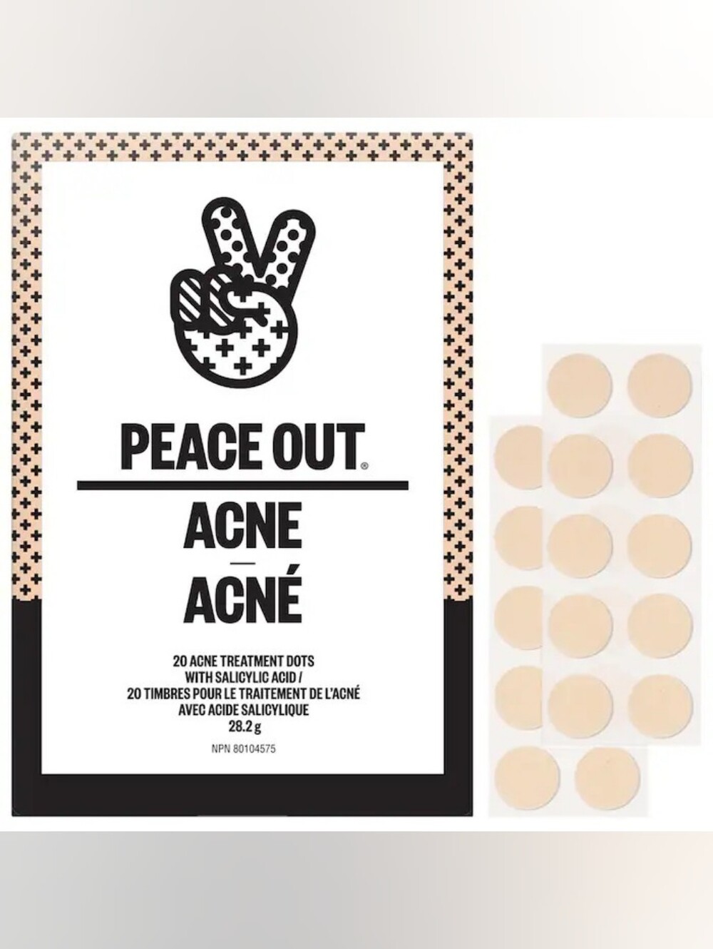 Peace Out Salicylic Acid & Hydrocolloid Acne Healing Pimple Patches